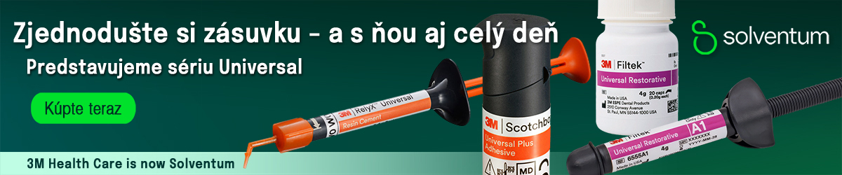 Stačia len tri univerzálne produkty – Solventum Universal